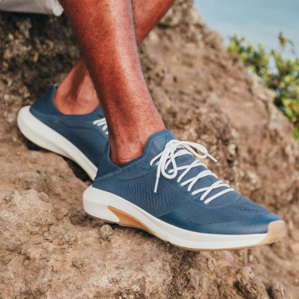 Olukai Kaholo Sneaker - Moonlit Ocean Navy Blue | 14